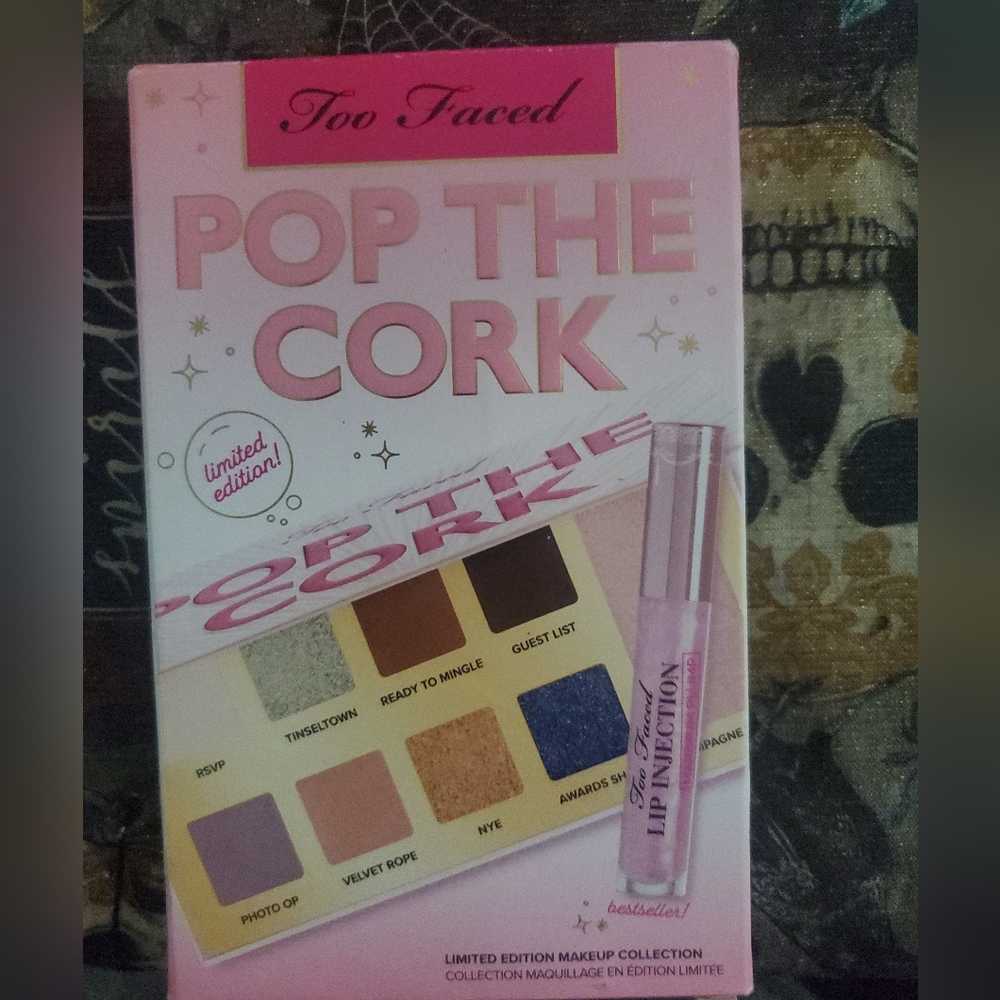 Too Faced Pop the Cork Eyeshadow Palette (No Lip Gloss)
